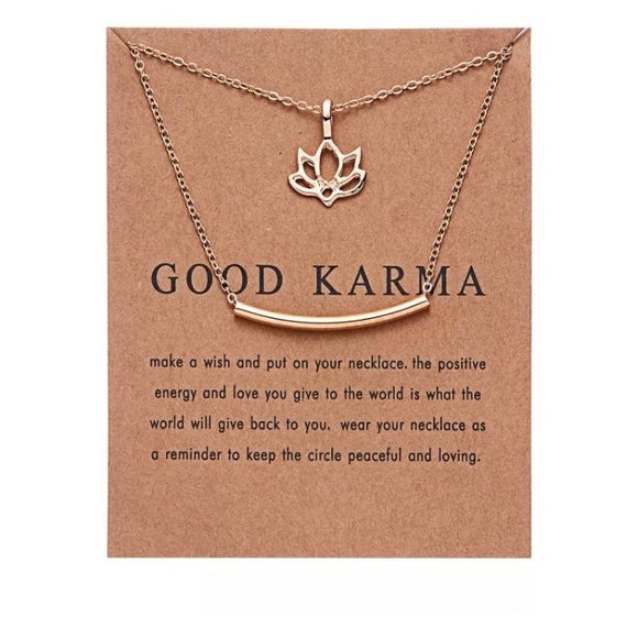 Rinhoo Jewelry - Good Karma Flower Necklace Lucky Charm Party Gift Rinhoo Jewelry - Good Karma Flower Necklace Lucky Charm Party Gift